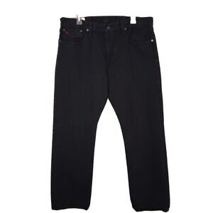 Polo Ralph Lauren Classic Fit Selvedge Black Jeans‎ Size 35 X 32 Preppy Normcore